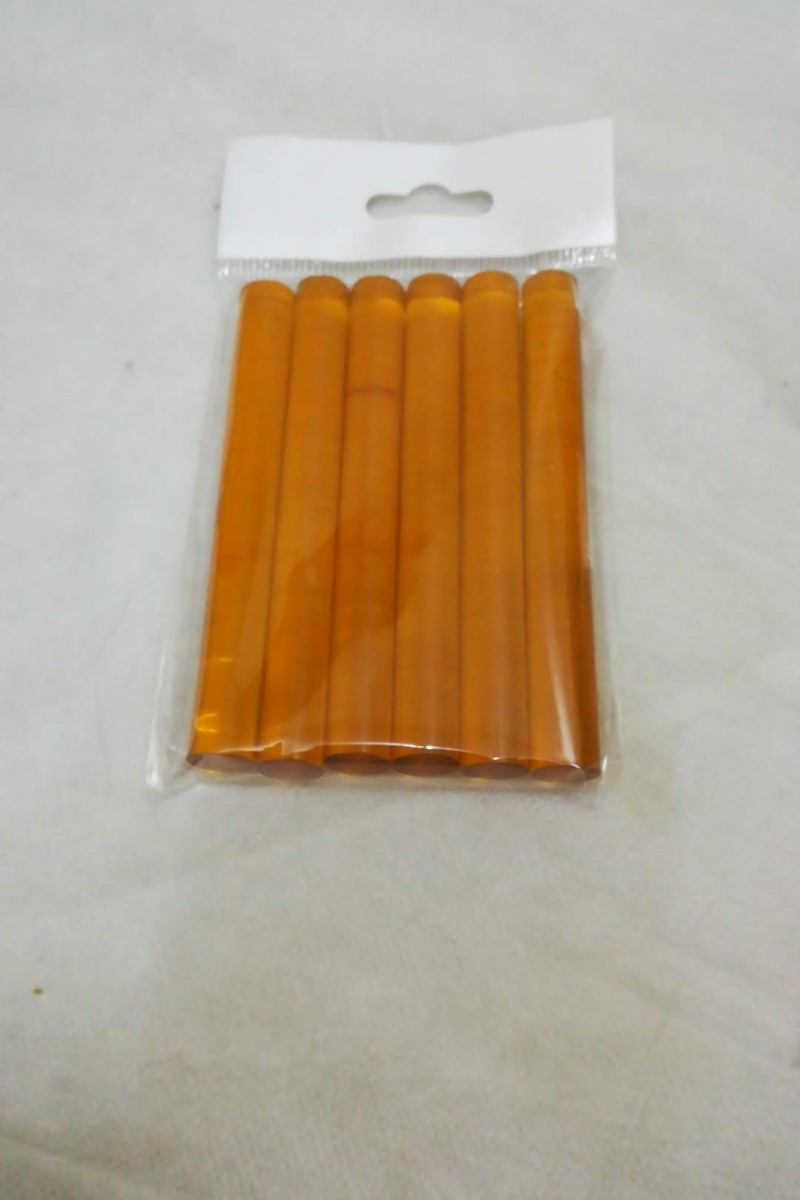 Çubuk Keratin Sarı Şeffaf  6'lı Paket