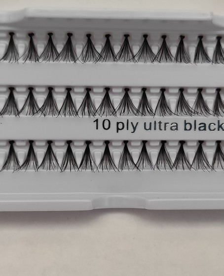 Ultra Yoğun Düğümlü 10 ply Short Tekli Kirpik