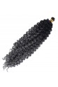Afro Dalgası Saç - Siyah Koyu Gri Ombreli