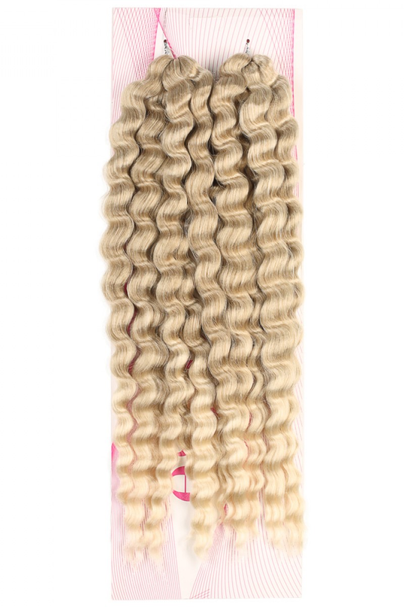 Nice Bulk Afro Su Dalgası Saç - Küllü Balköpüğü / Platin Ombreli