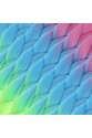 Afrika Örgülük Ombreli Sentetik Saç 100 Gr. - Pembe / Açık Mavi / Neon Sarı