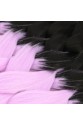 Afrika Örgülük Ombreli Sentetik Saç 100 Gr. - Siyah / Lila