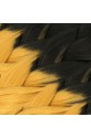 Afrika Örgülük Ombreli Sentetik Saç 100 Gr. - Siyah / Gold Sarı