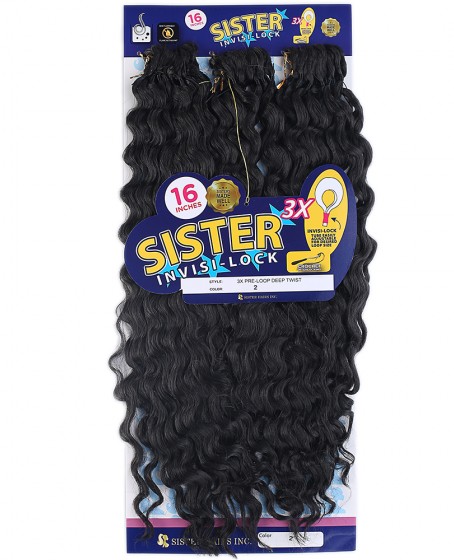 Sister Afro Dalgası Saç-Koyu Kestane 2