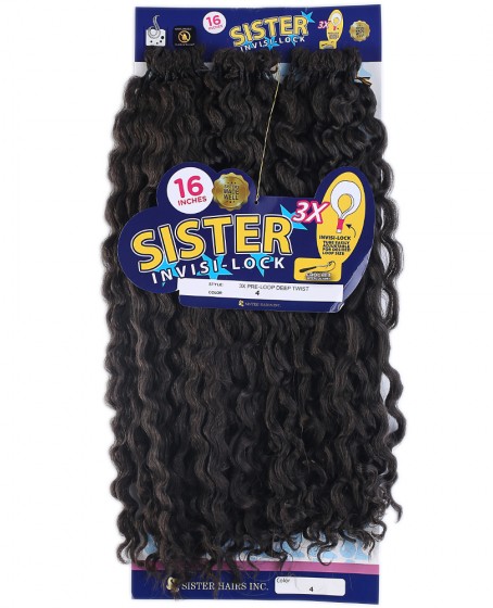 Sister Afro Dalgası Saç-Kahverengi 4