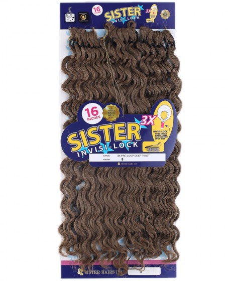 Sister Afro Dalgası Saç - Açık Kahve 8