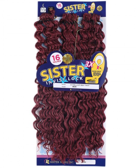 Sister Afro Dalgası Saç - Kızıl Bug