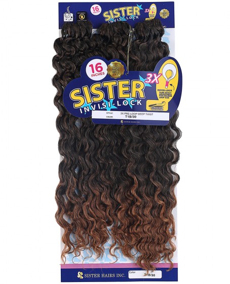Sister Afro Dalgası Saç-Siyah Kahve Ombreli 1/30