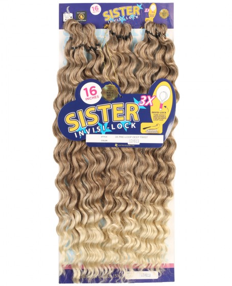 Sister Afro Dalgası Saç - Küllü Kumral / Platin Ombreli 12-613