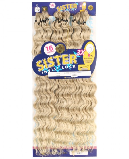 Sister Afro Dalgası Saç - Küllü Balköpüğü / Platin Ombreli 16-613