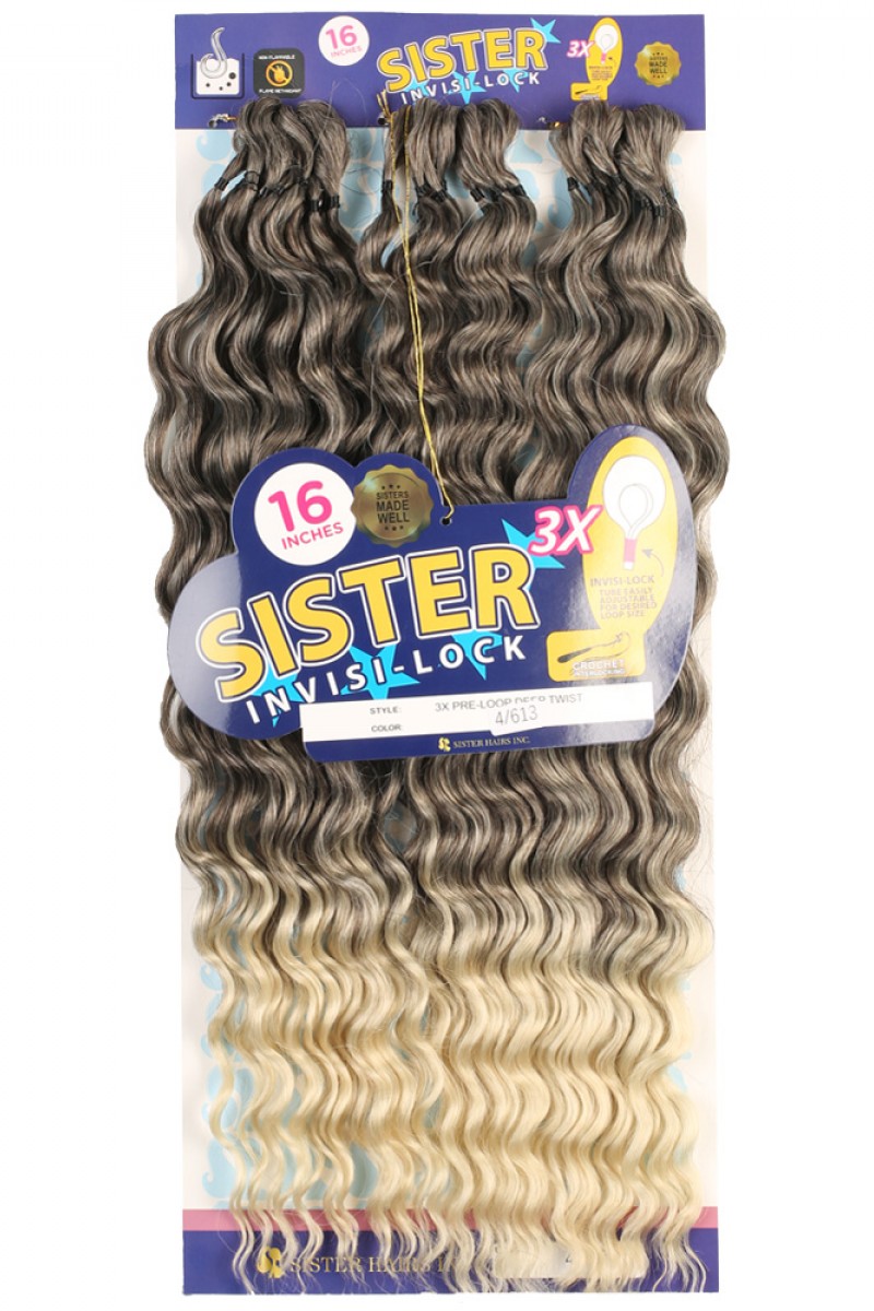 Sister Afro Dalgası Saç - Kahve / Platin Ombreli 4-613