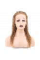 Afro Dalga Front Lace Gerçek Tül Peruk - Sıcak Karamel - 60-65cm