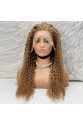 Afro Dalga Front Lace Gerçek Tül Peruk - Kumral - 70-75cm