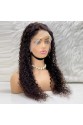 Afro Dalga Front Lace Gerçek Tül Peruk - Doğal - 70-75cm