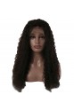Gerçek Front Lace Tül Peruk - Afro Dalgası - Siyah 75-80cm