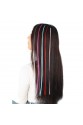 20 Adet Karışık Renkli Fiber Sentetik Kaynaklık Saç 50cm + Takım Aparatı ve Boncuğu