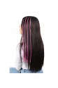 Renkli Sentetik Boncuk Kaynaklık Saç + Takım Aparatı - Neon Pembe - 10 Adet