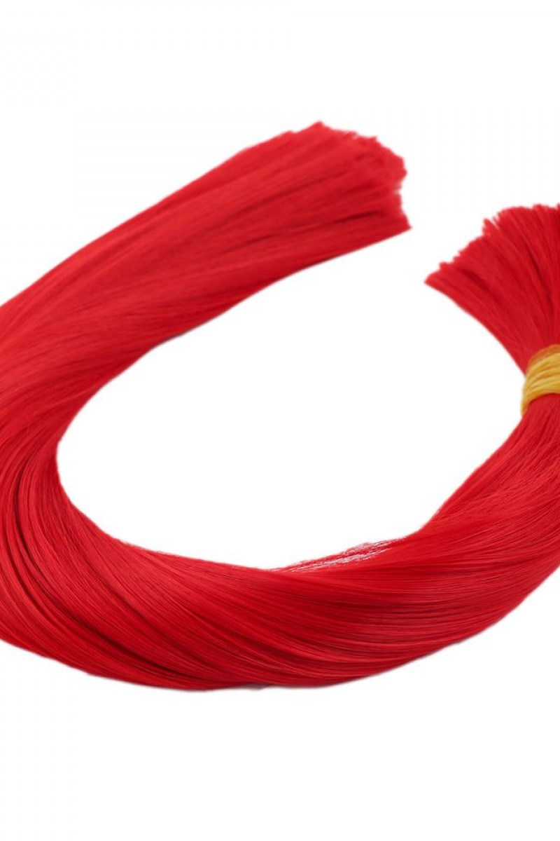 Kırmızı Renkli Sentetik Boğum Saç - 1Kg