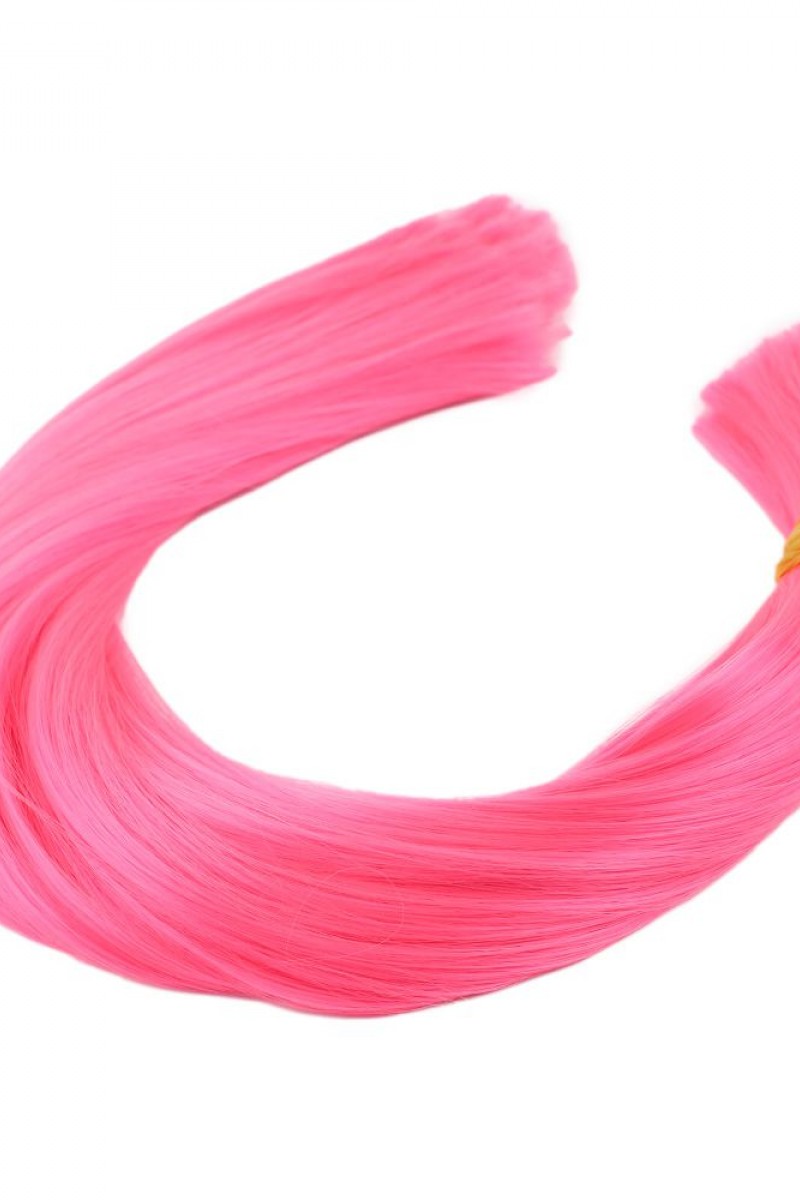 Pembe Renkli Sentetik Boğum Saç - 1Kg